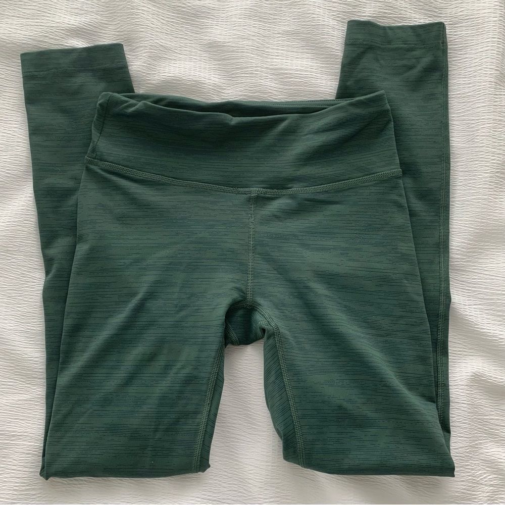 Outdoor Voices Green Spacedye Midrise Cropped Legging XS